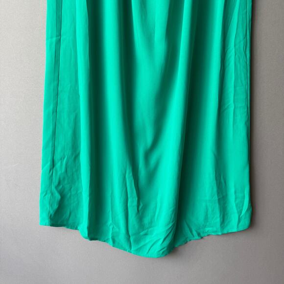 Express sz S  green whimsical feminine‎ tube maxi dress NWT - Picture 3 of 9